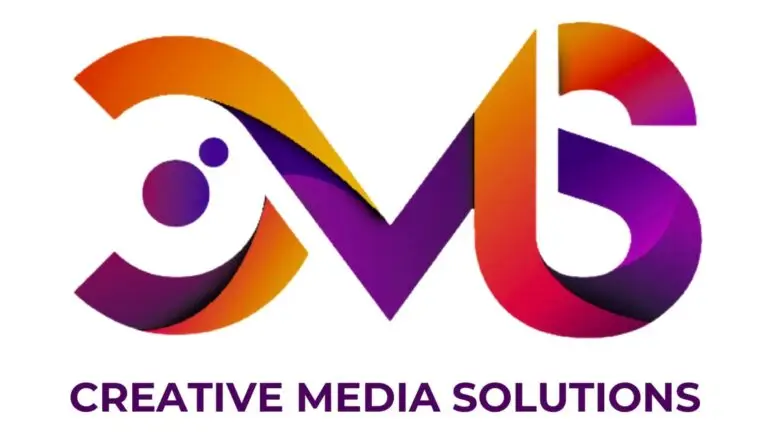 The logo for Creative Media Solutions, featuring a stylized "CMS" in a gradient of orange, red, and purple, with the text "CREATIVE MEDIA SOLUTIONS" below it.